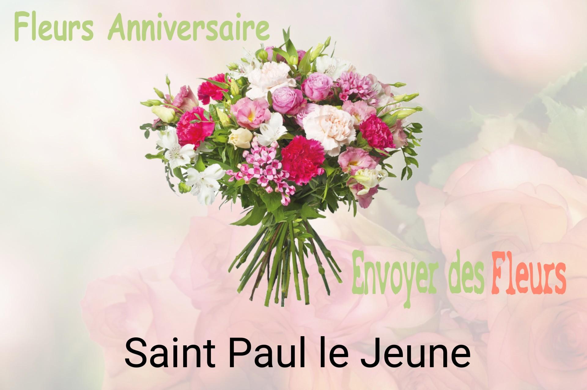 Bouquet de fleurs d’anniversaire livré à Saint-Paul-le-Jeune