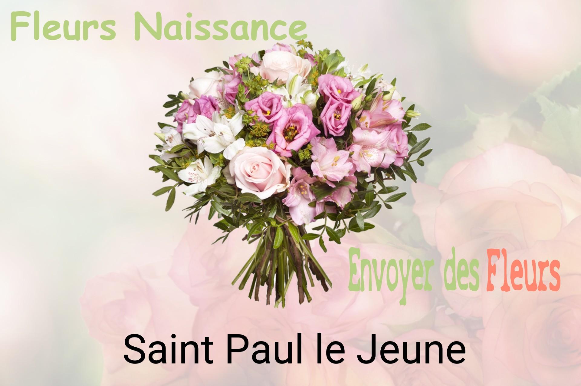 Bouquet de fleurs de naissance livré à Saint-Paul-le-Jeune